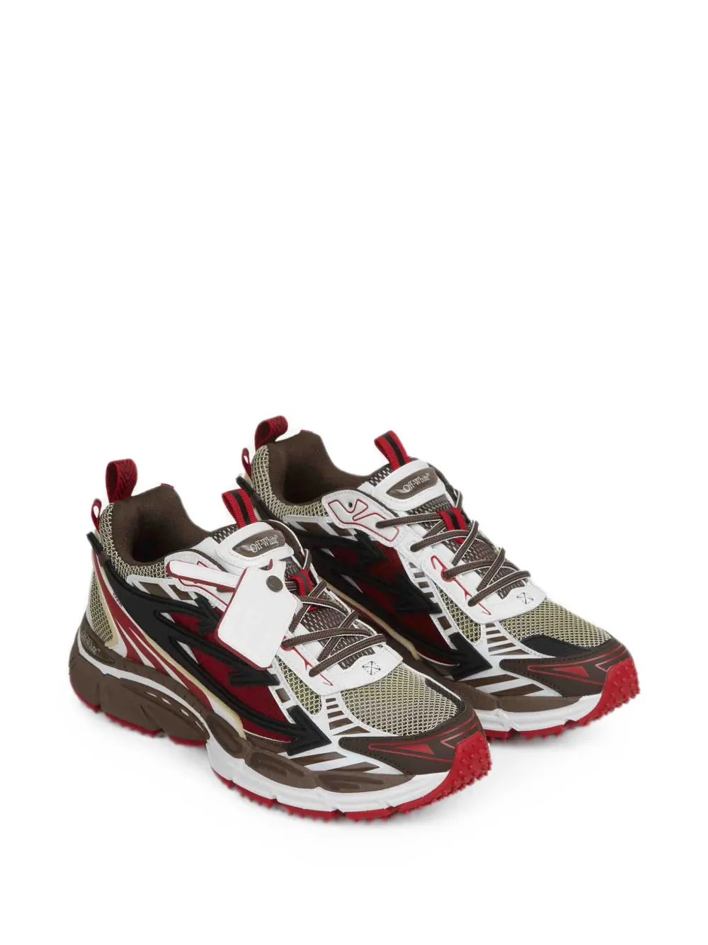 Off-White Be Right Back arrow-patch sneakers Wit
