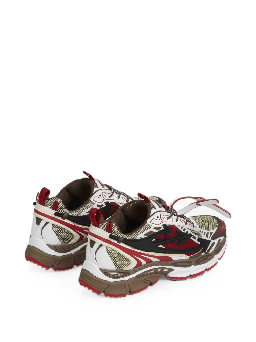 Off-White Be Right Back arrow-patch sneakers Wit
