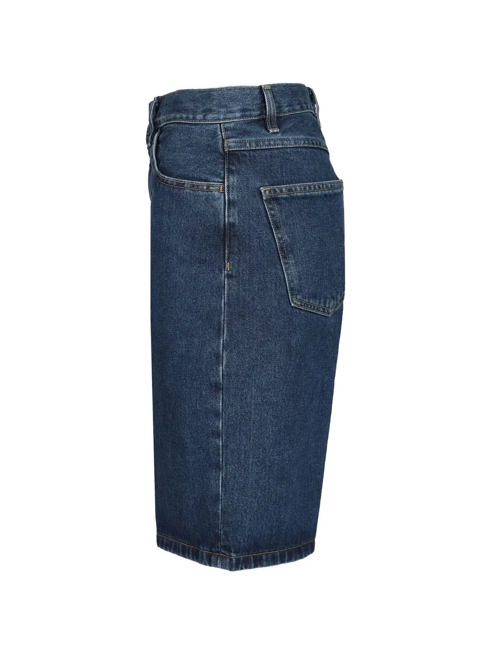 Carhartt WIP Brandon denim knielange shorts Blauw