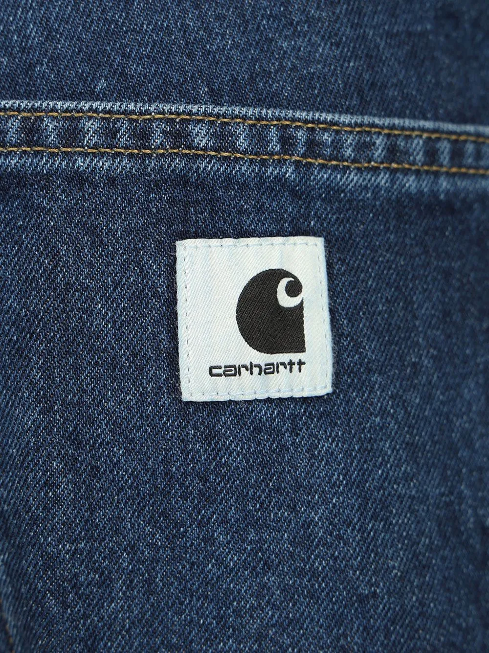 Carhartt WIP Brandon denim knielange shorts Blauw