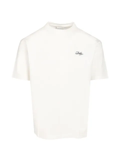 Drôle De Monsieur Drôle Belissima logo-embroidered T-shirt