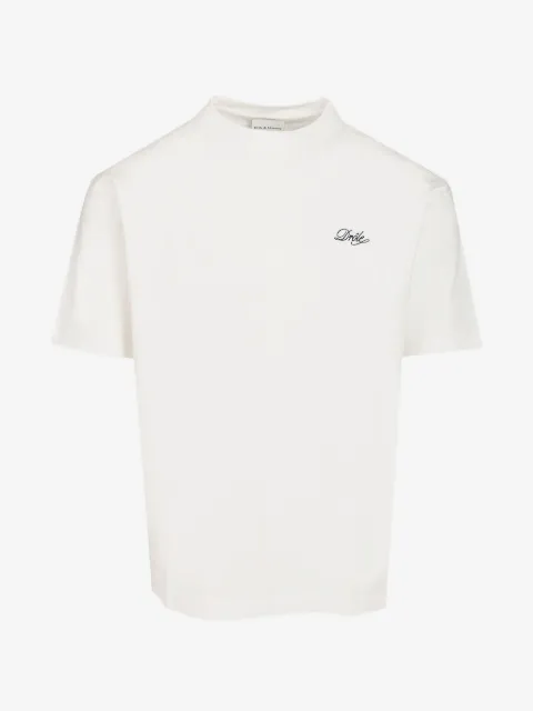 Drôle De Monsieur Drôle Belissima logo-embroidered T-shirt