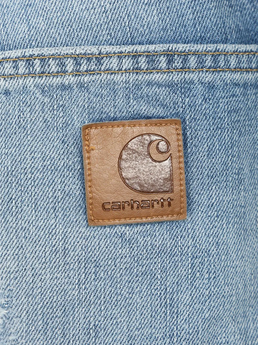 Carhartt WIP Aaron straight jeans Blauw