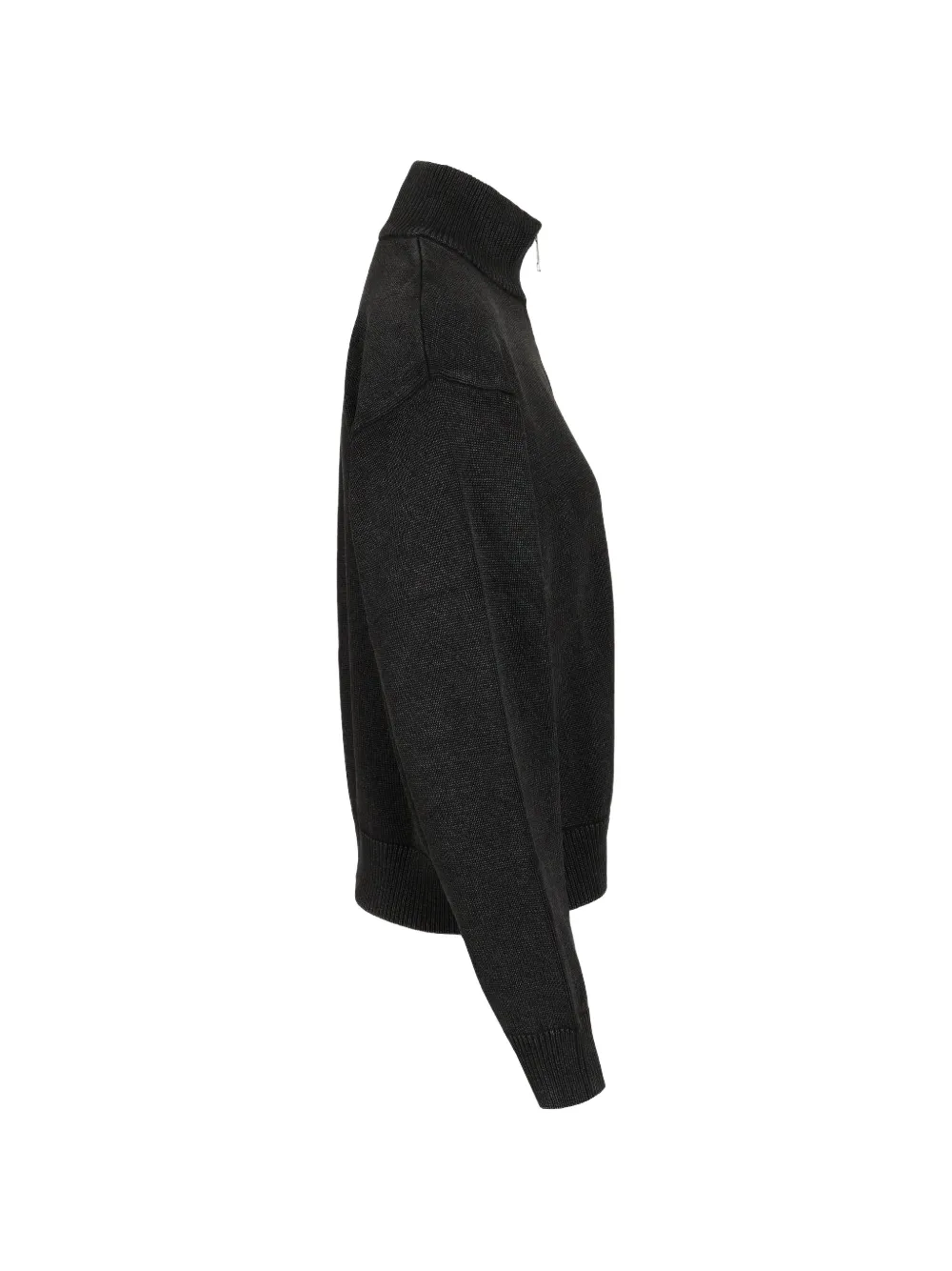 Carhartt WIP Gebreide trui met rits Zwart