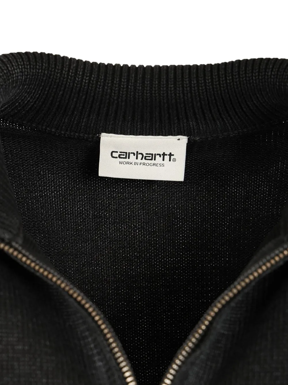 Carhartt WIP Gebreide trui met rits Zwart