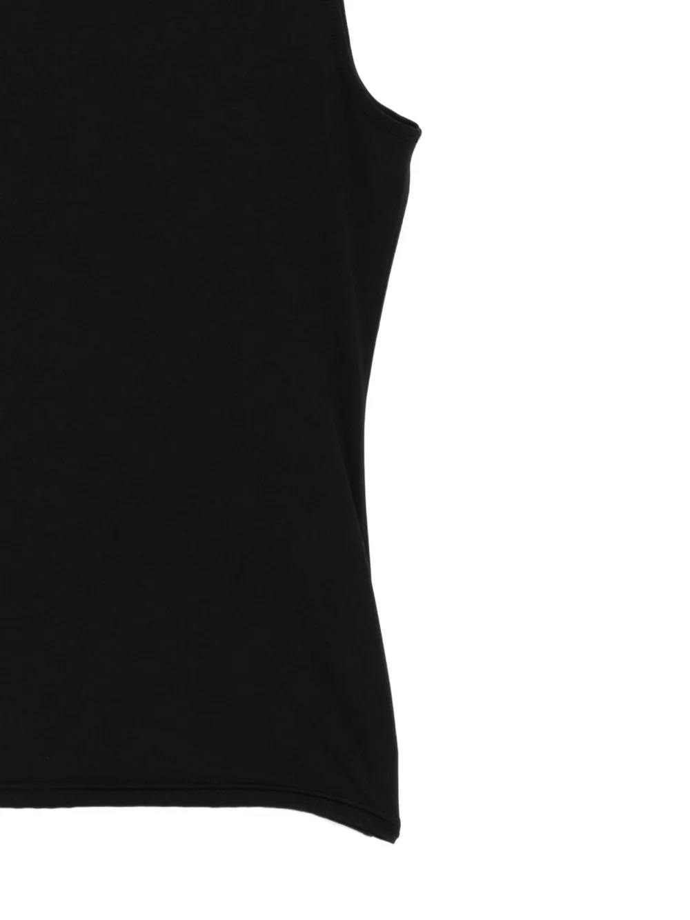 Cynthia Rowley Mouwloze top met knopen Zwart