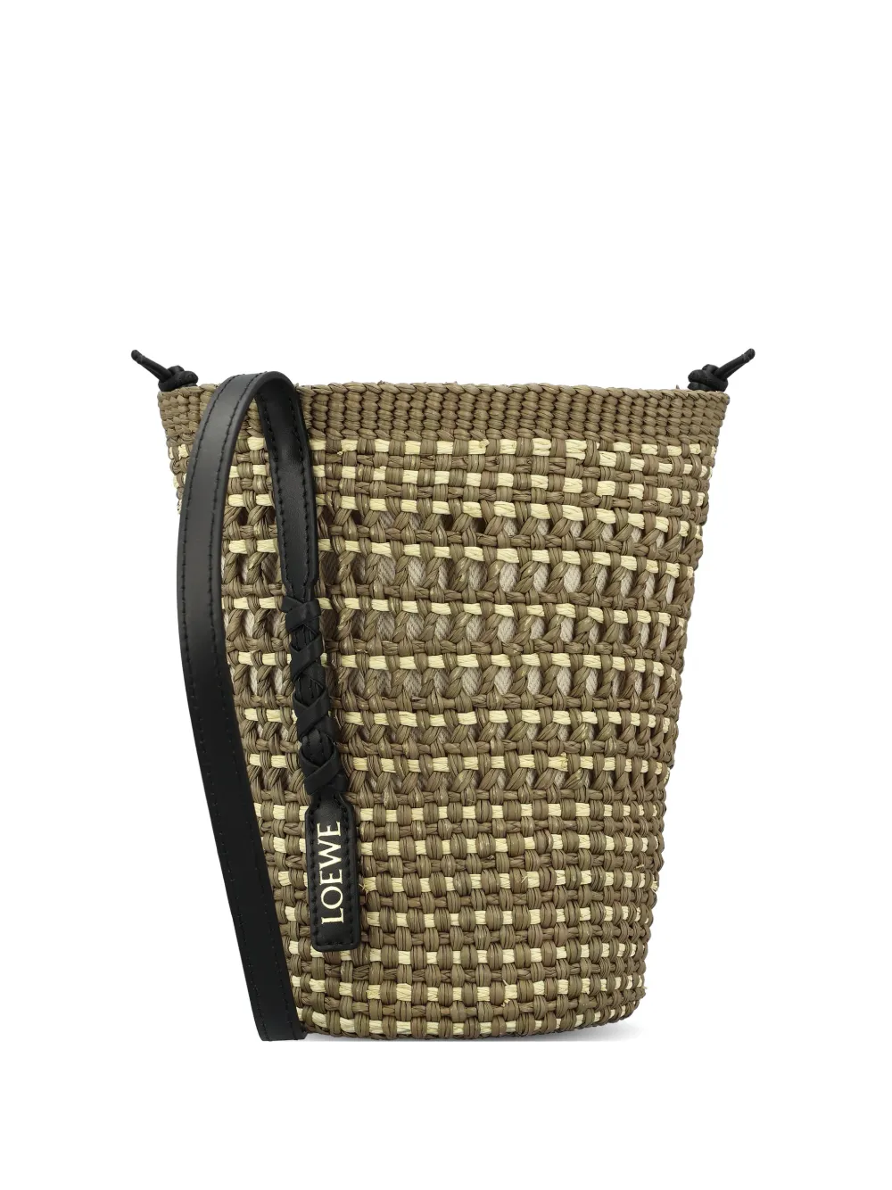 LOEWE Braid bucket bag - Verde