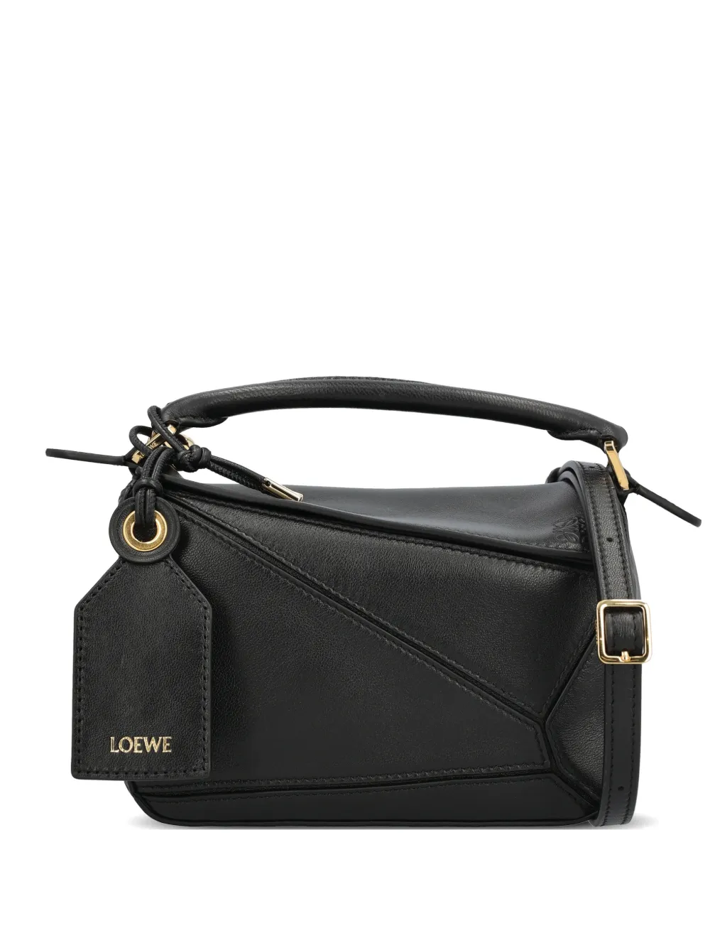 LOEWE mini Featherlight Puzzle mini bag - Nero