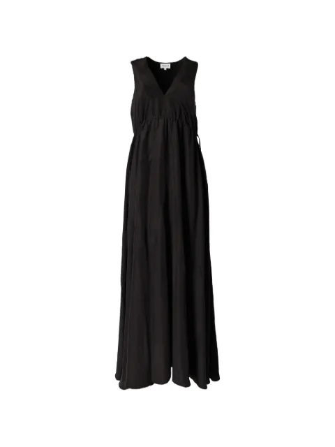 P.A.R.O.S.H. V-neck drawstring-waist maxi dress