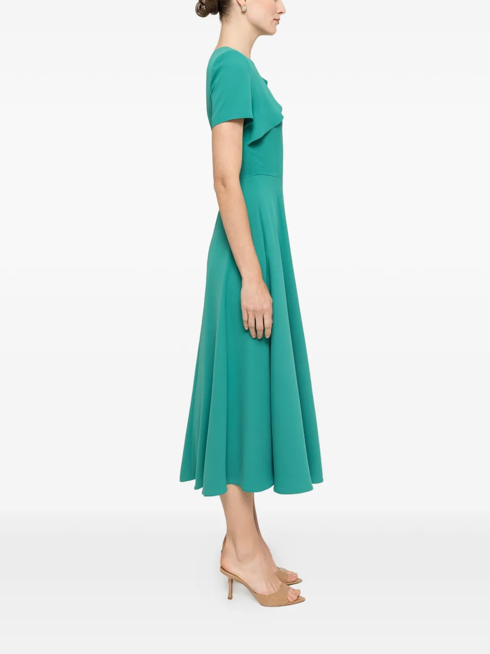 NISSA Midi-jurk met A-lijn Groen