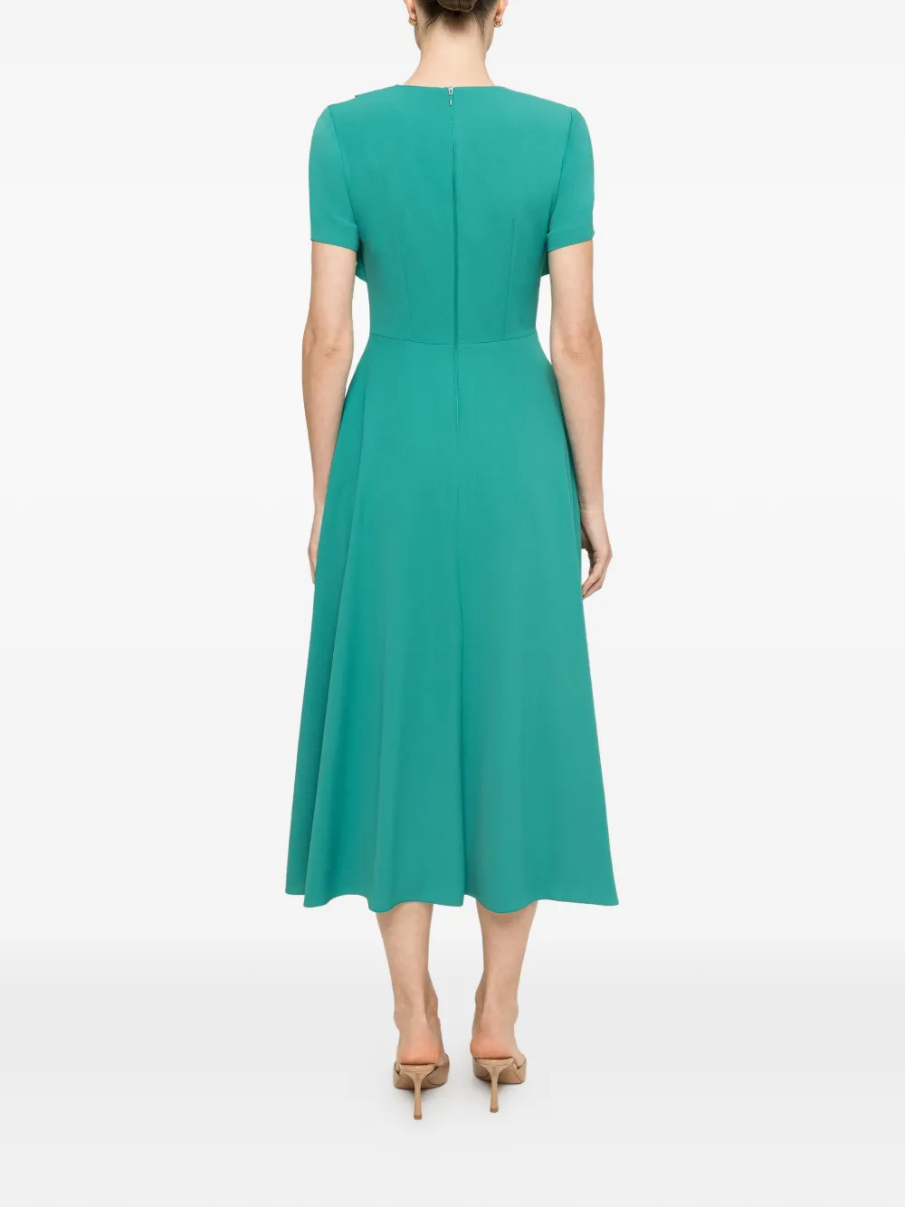 NISSA Midi-jurk met A-lijn Groen