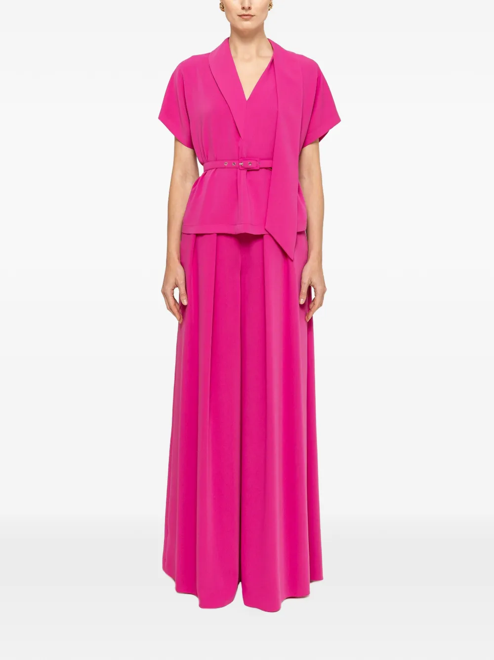 NISSA Top met ceintuur Roze