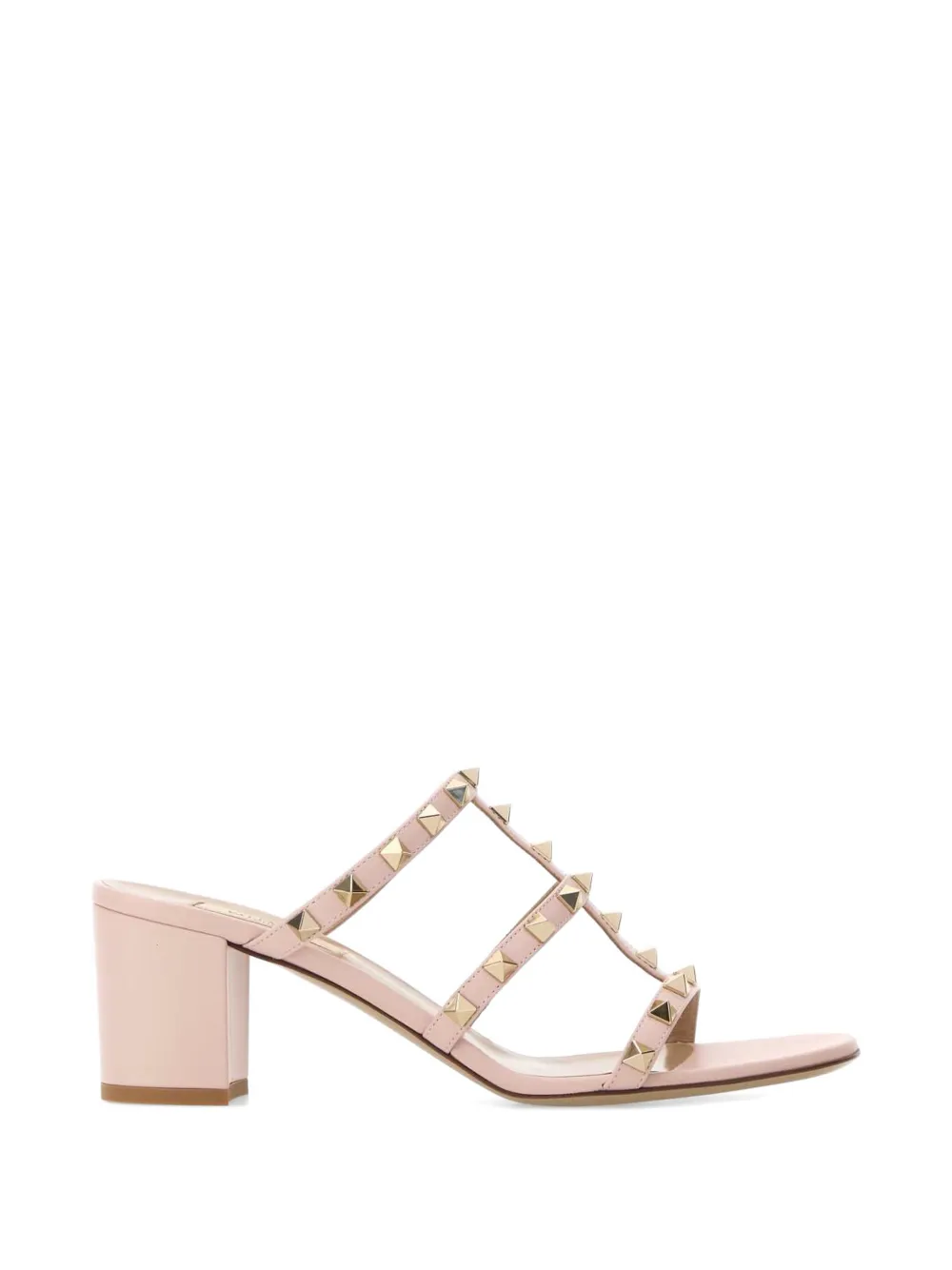Valentino Garavani Rockstud heeled sandals Roze