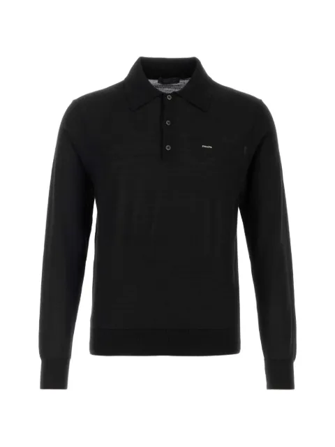 Prada fine-knit long-sleeve sweater