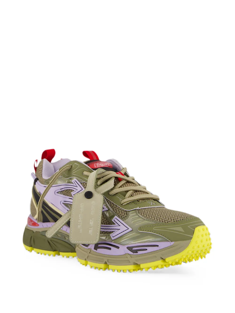 Off-White Be Right Back sneakers met vlakken Groen