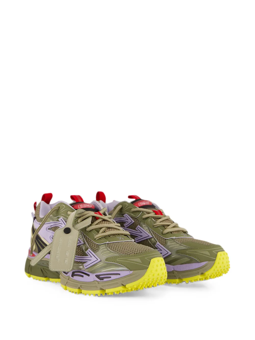 Off-White Be Right Back sneakers met vlakken Groen