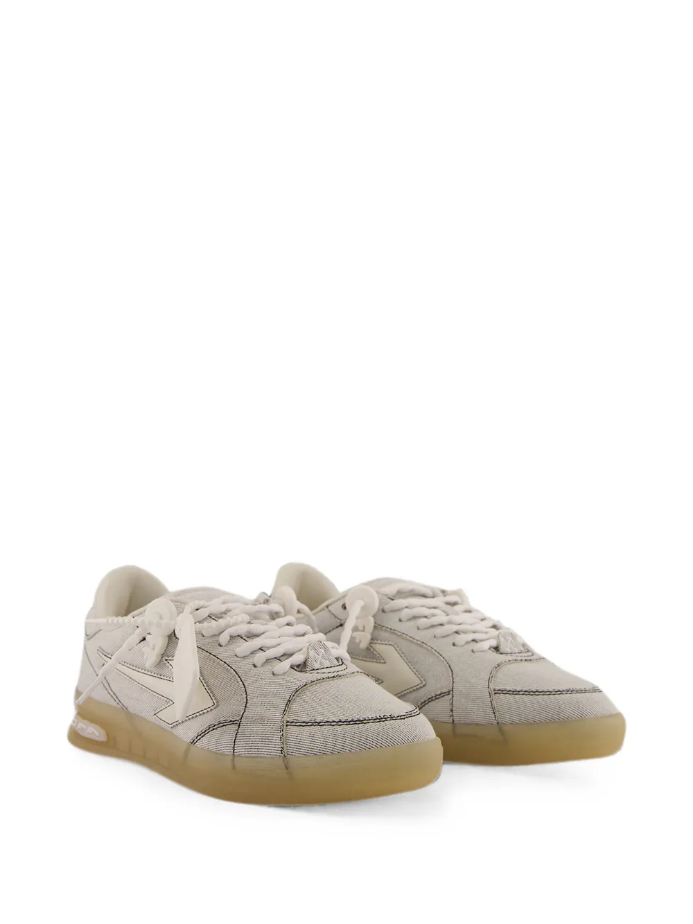 Off-White End Of Play denim sneakers Grijs