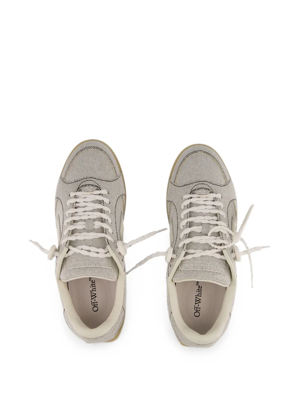 Off-White End Of Play denim sneakers Grijs