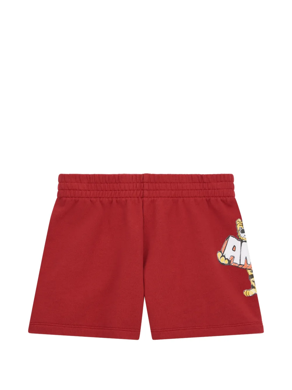 AMIRI tiger-print logo-embroidered shorts - Rosso