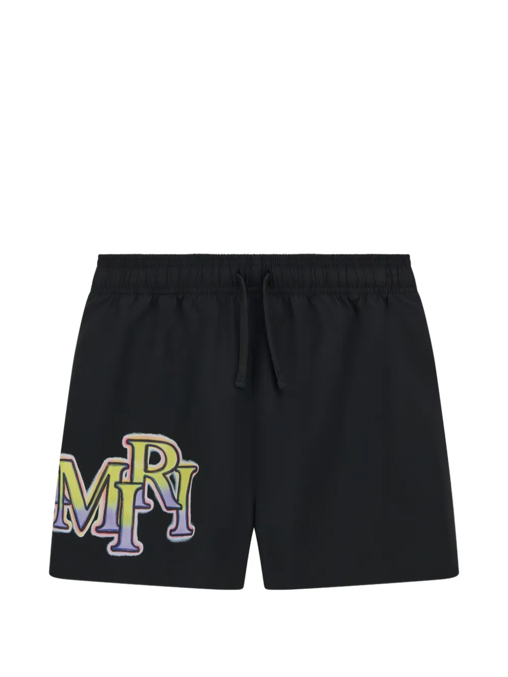 AMIRI Staggered swim shorts - Black