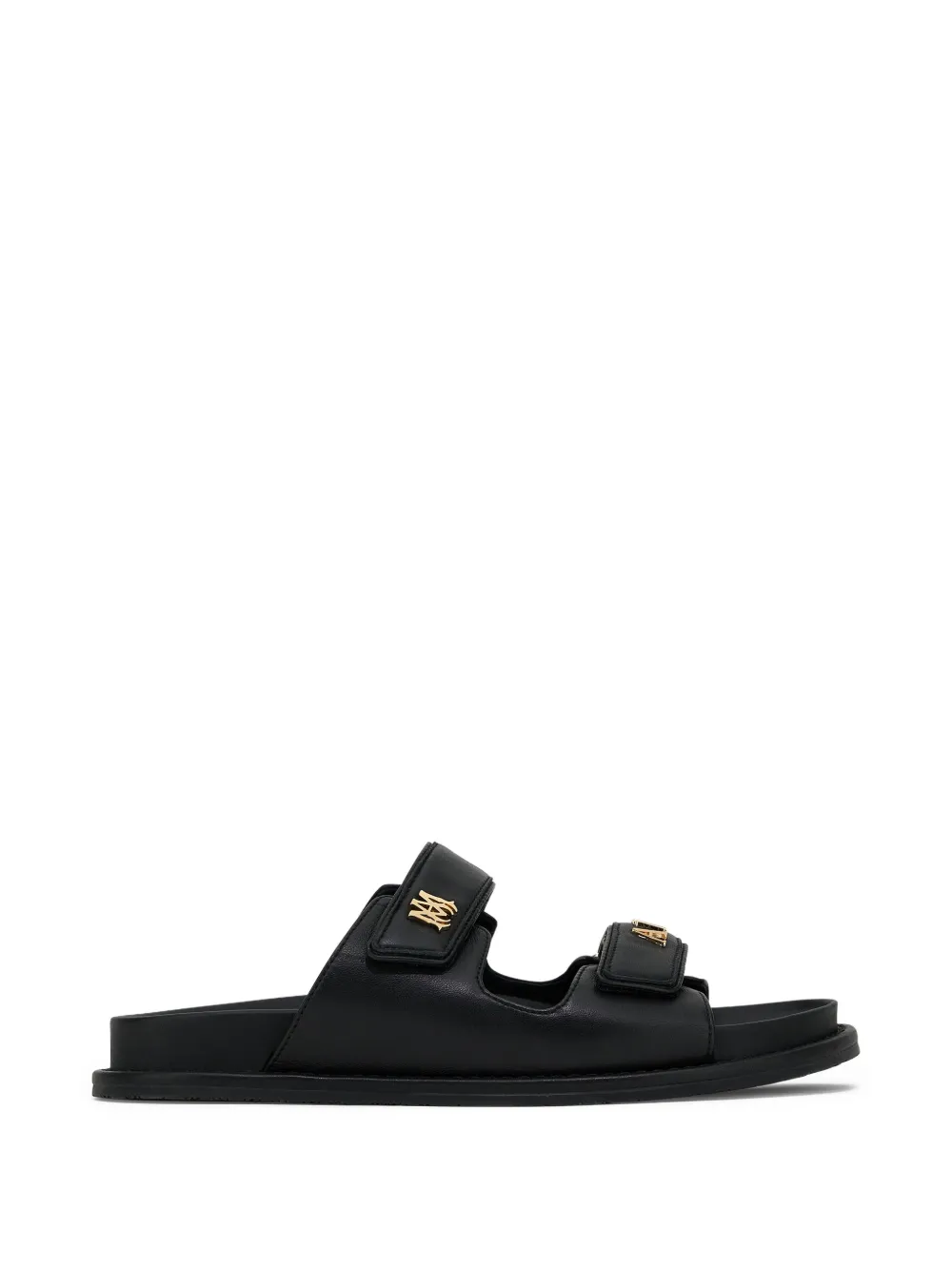 AMIRI Boardwalk sandalen met logoplakkaat Zwart
