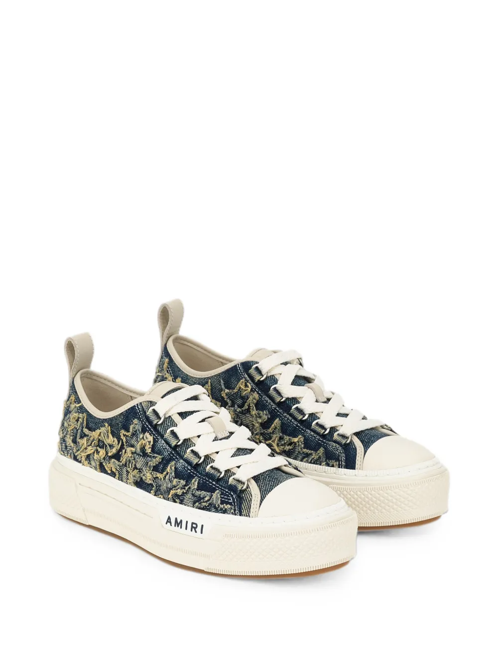 AMIRI Denim Court low-top sneakers Blauw