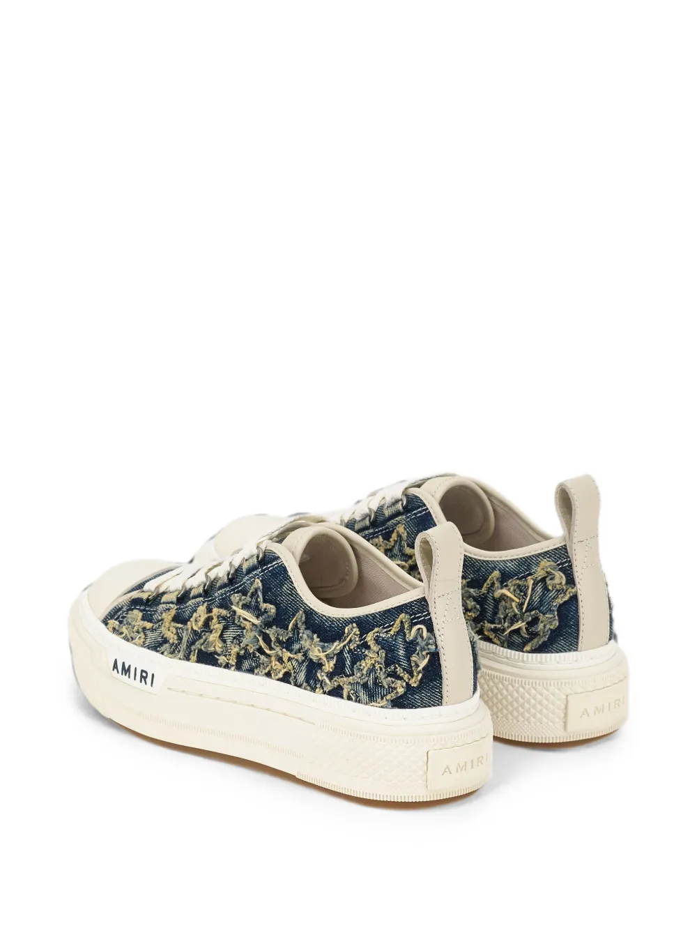 AMIRI Denim Court low-top sneakers Blauw