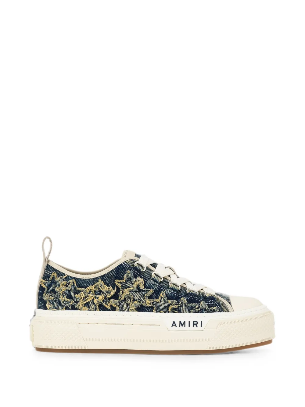 AMIRI Denim Court low-top sneakers Blauw