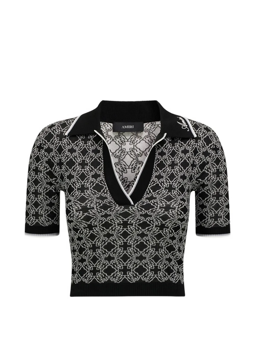 AMIRI MA Quad polo sweater - Nero