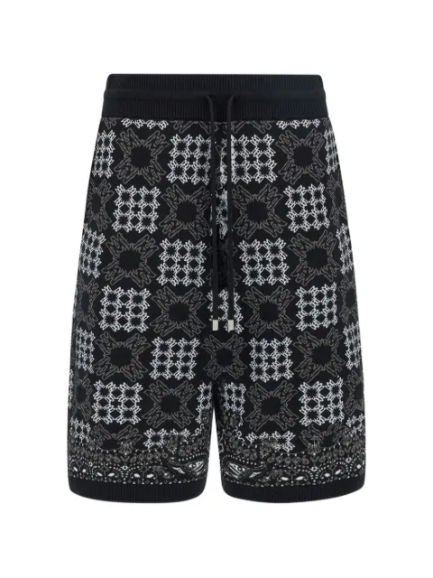 AMIRI Quad Checker track shorts
