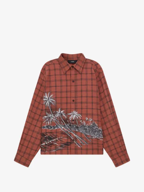 AMIRI camisa Palms