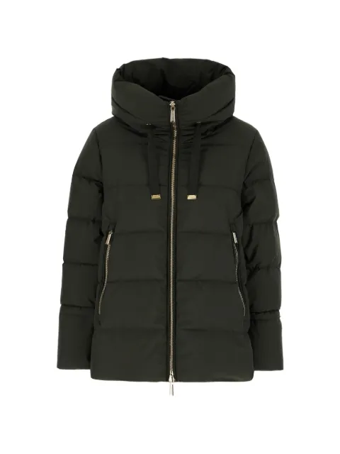 Moorer quilted hooded jacket