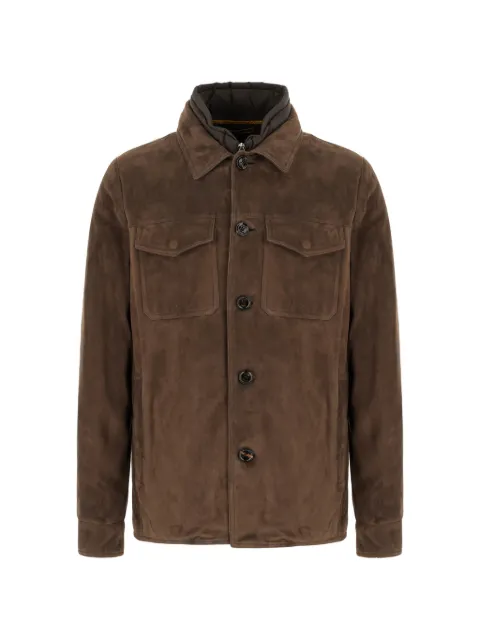 Moorer Torquato-TZ suede panelled jacket