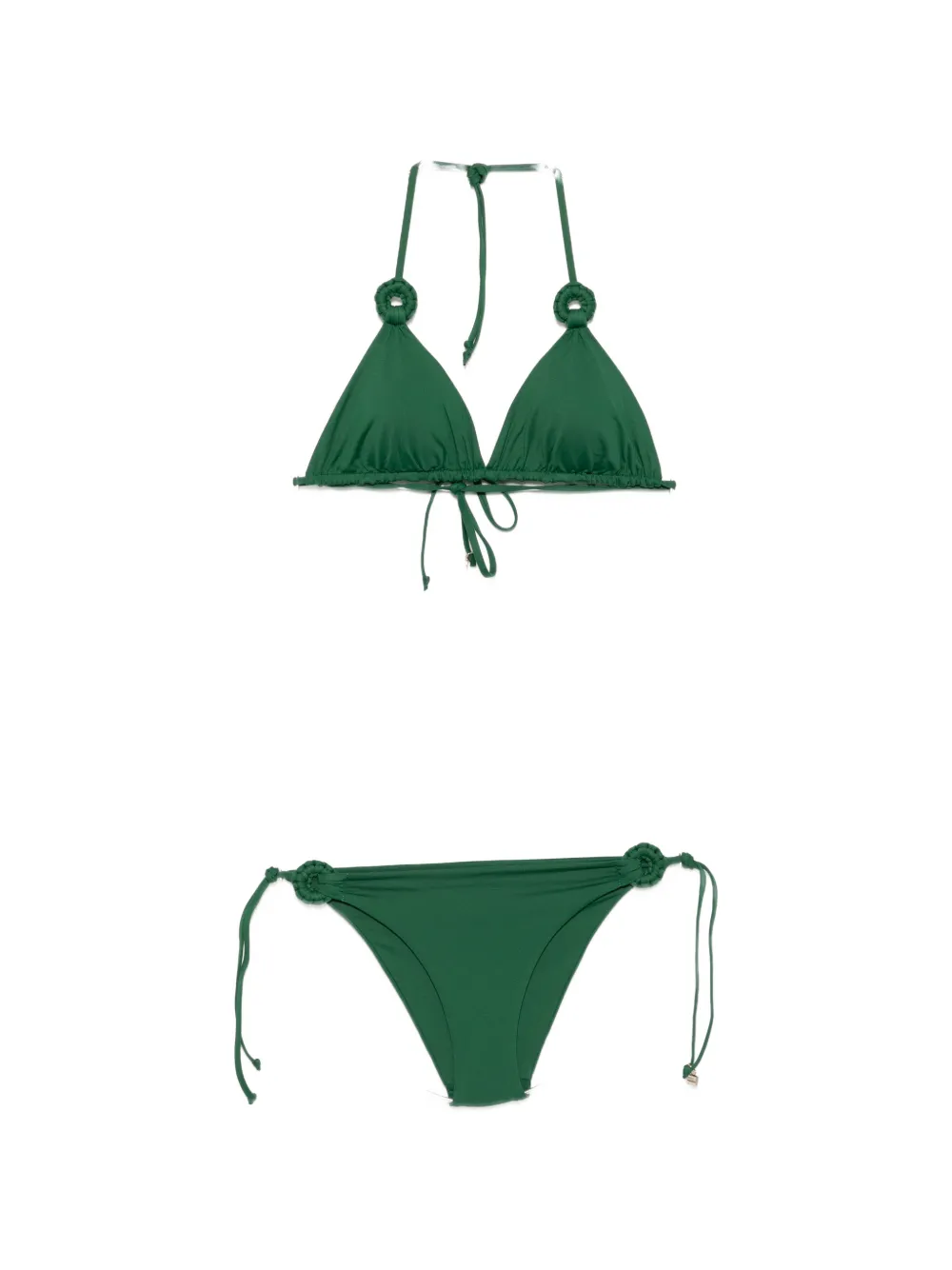 Fisico Cristina Ferrari Ring-detail Bikini In Green