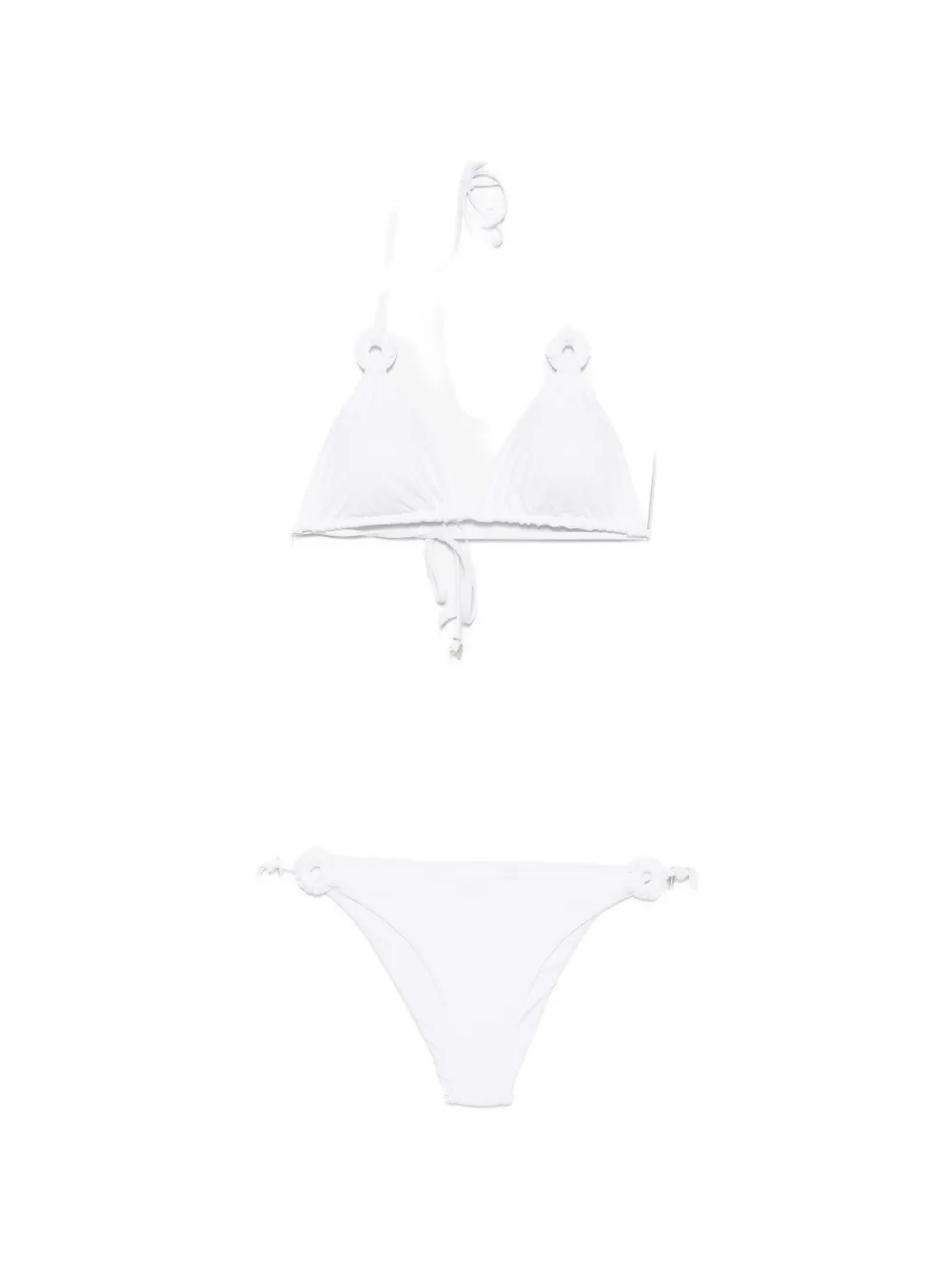 Fisico Cristina Ferrari Triangle-cup Bikini In White