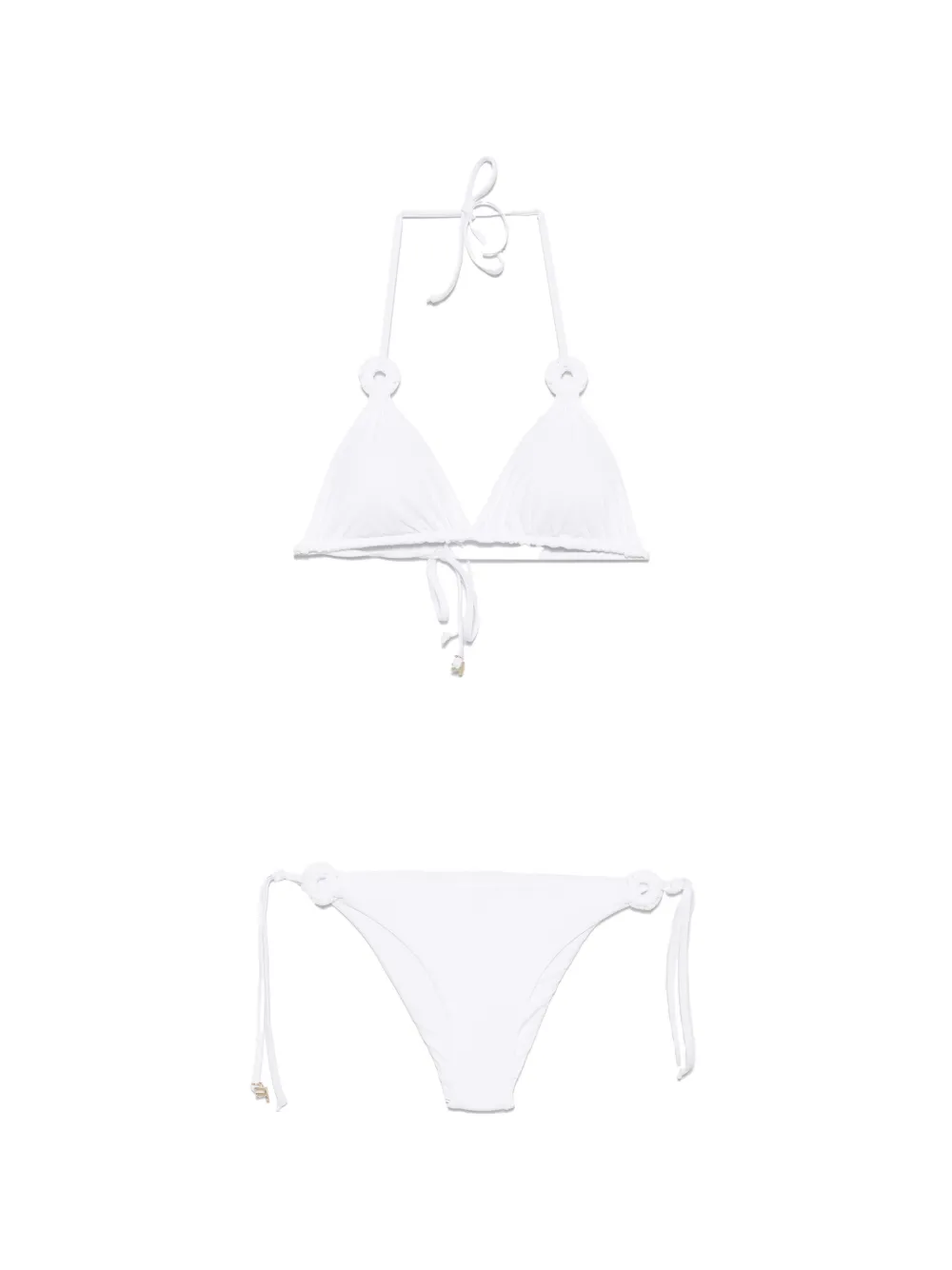 Fisico triangle-cup bikini - Weiß
