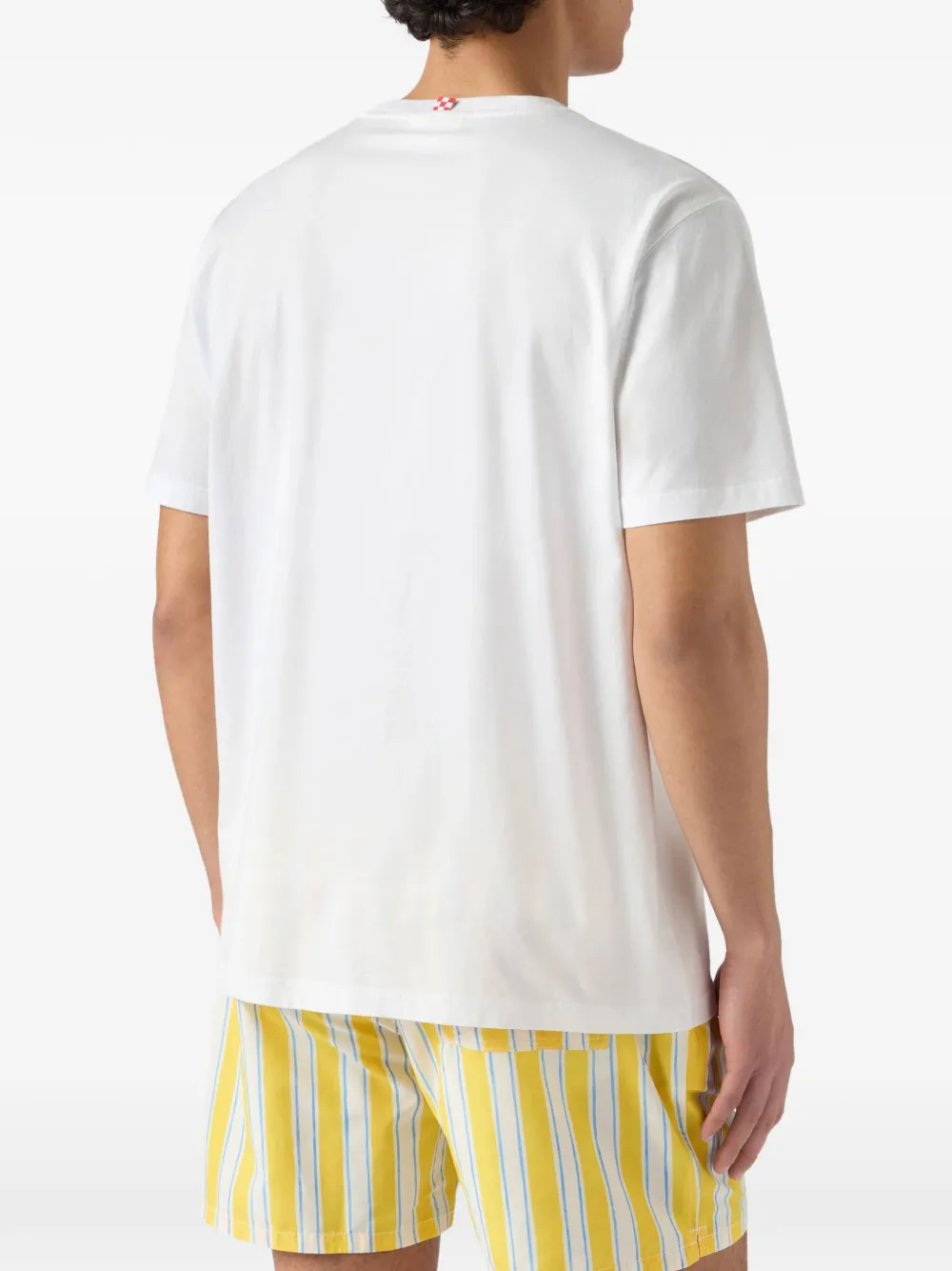 MC2 Saint Barth T-shirt met borduurwerk Wit
