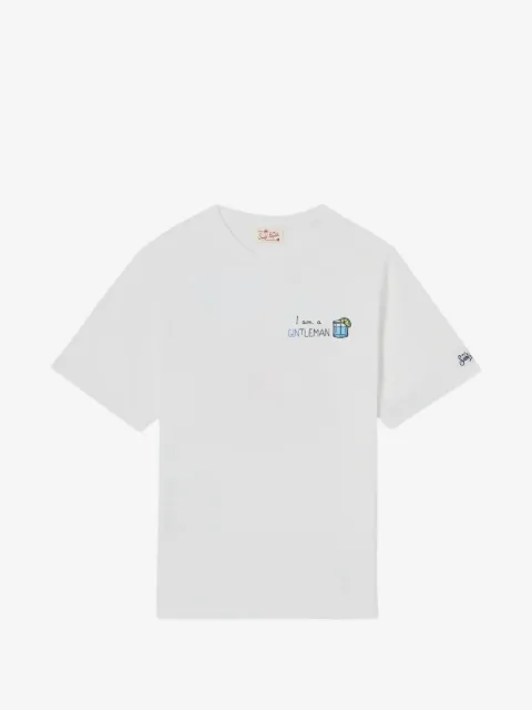 MC2 Saint Barth Portofino logo-embroidered T-shirt
