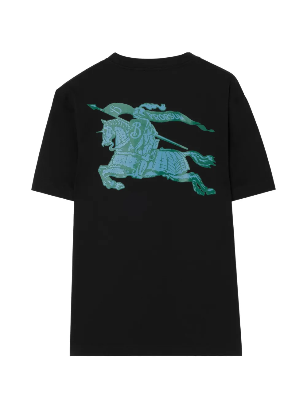 Burberry T-shirt met logo Zwart