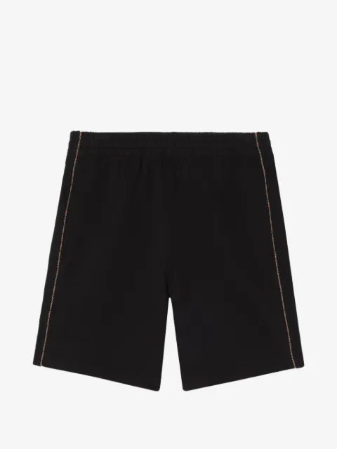 Burberry short à passepoils Check