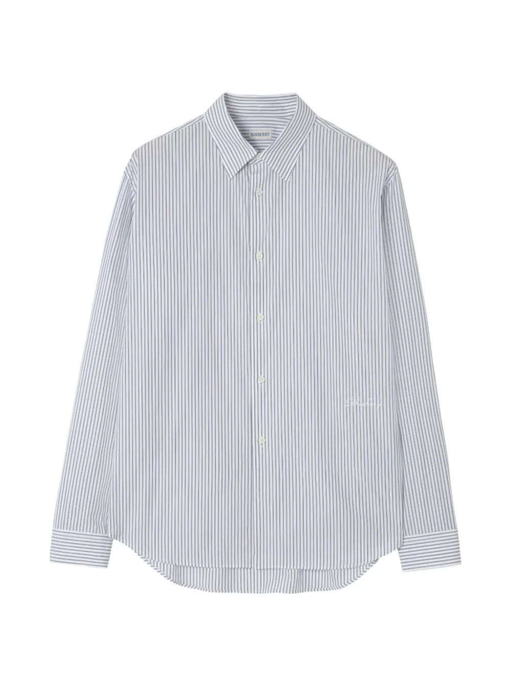 Burberry Camicia in cotone a righe - Bianco