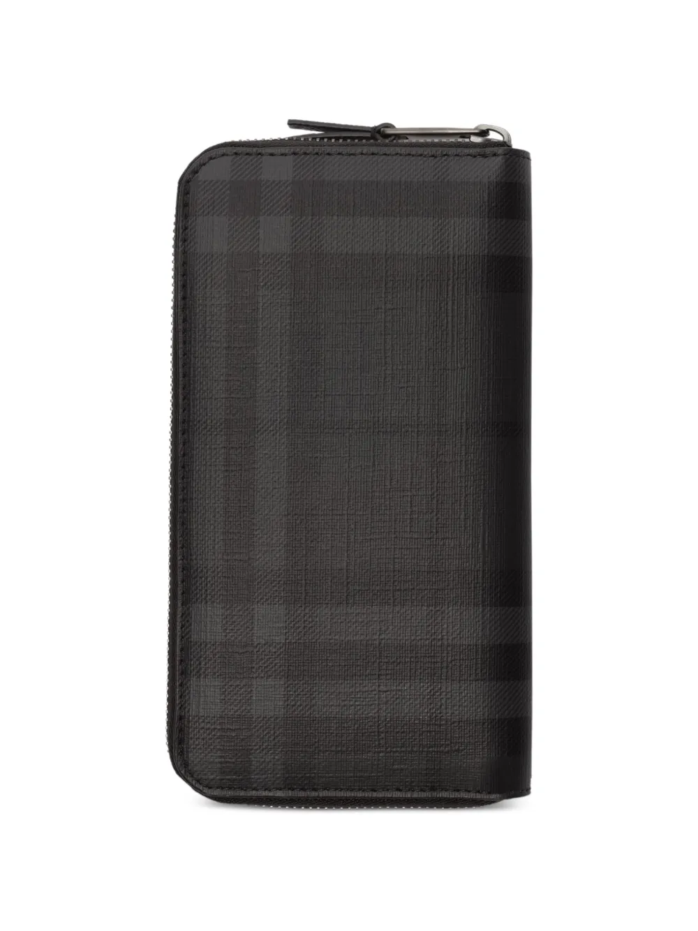 Burberry Grote City Check portemonnee met rits Zwart