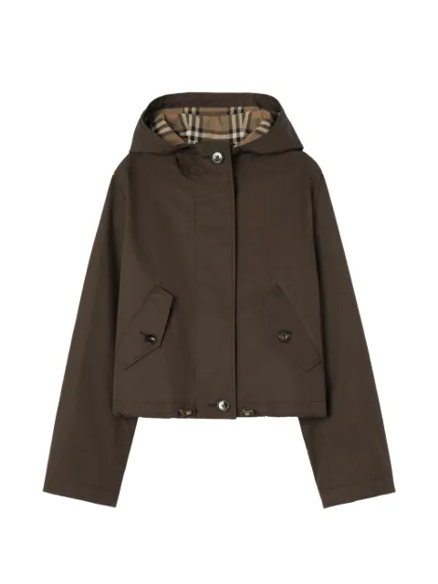 Burberry cropped Tropical gabardine parka