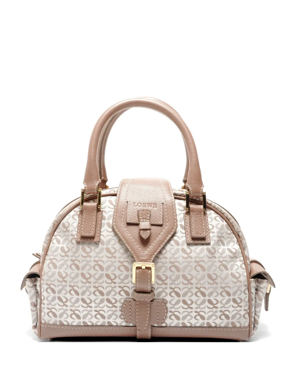 Loewe Pre-Owned Anagram Traveler handbag - Toni neutri