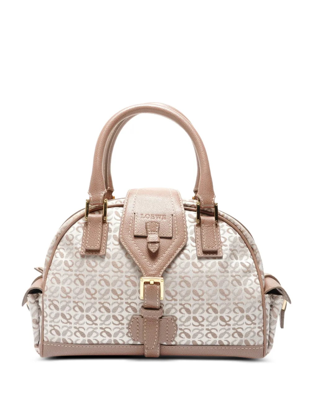 Loewe Pre-Owned Anagram Traveler handbag - Toni neutri