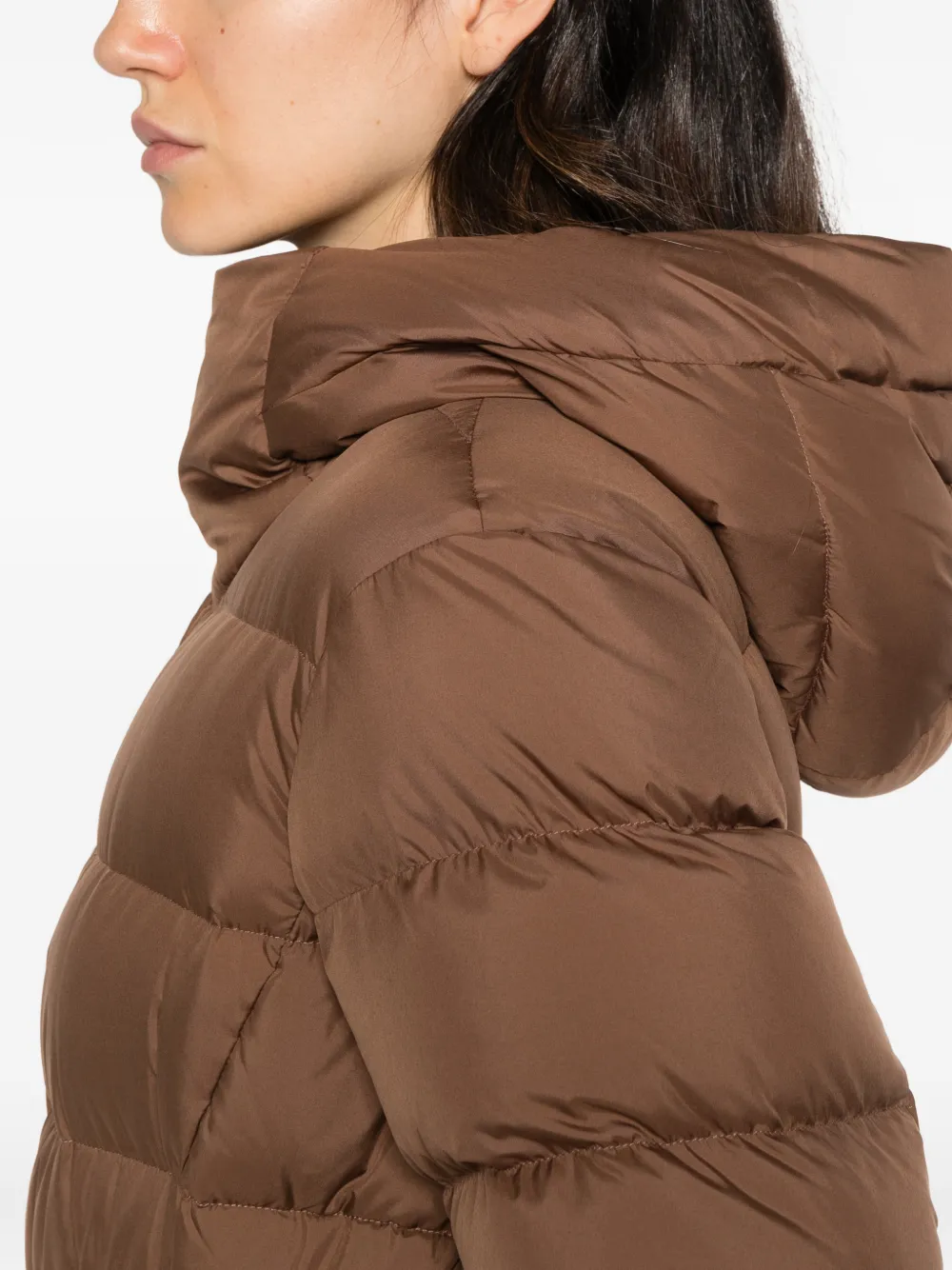 Max Mara belted puffer coat Bruin