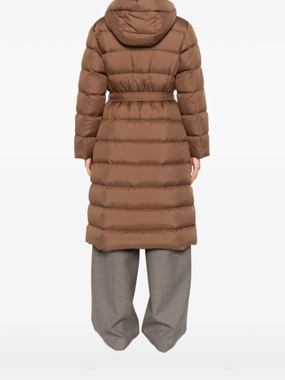 Max Mara belted puffer coat Bruin