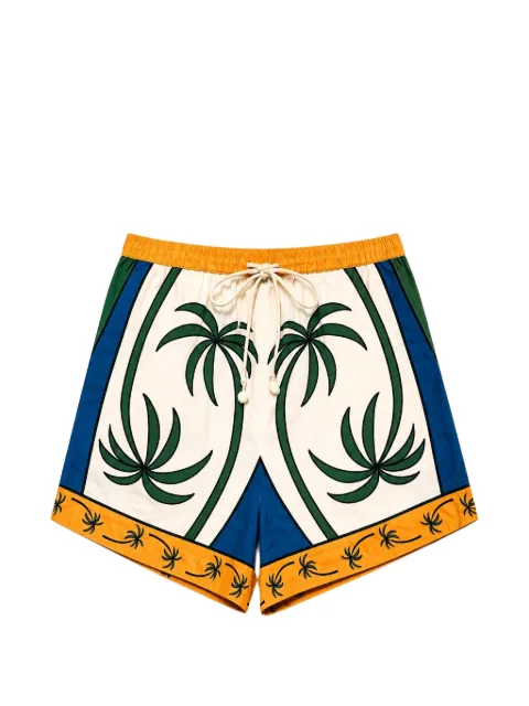FARM Rio multicolor tropical graphic drawstring pockets shorts