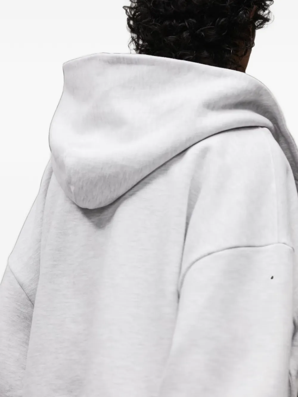 ENTIRE STUDIOS zip-up dropped-shoulder hoodie Grijs