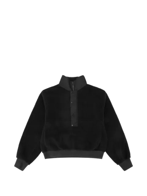 ENTIRE STUDIOS fleece-texture panelled sweater